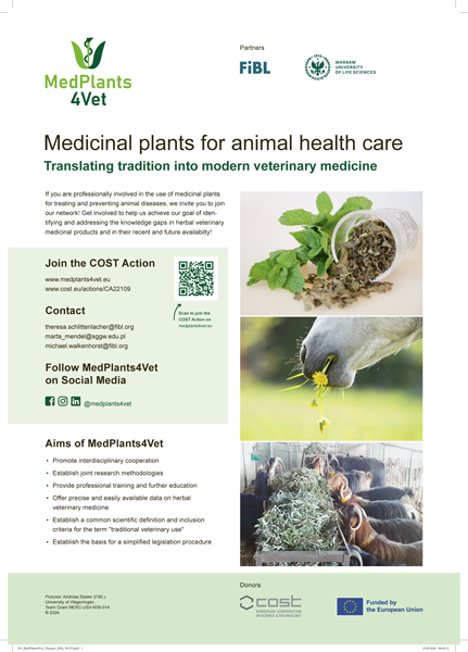 Poster: Medicinal plants for animal health care